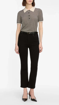 Frame Reboot Cropped Denim in Black