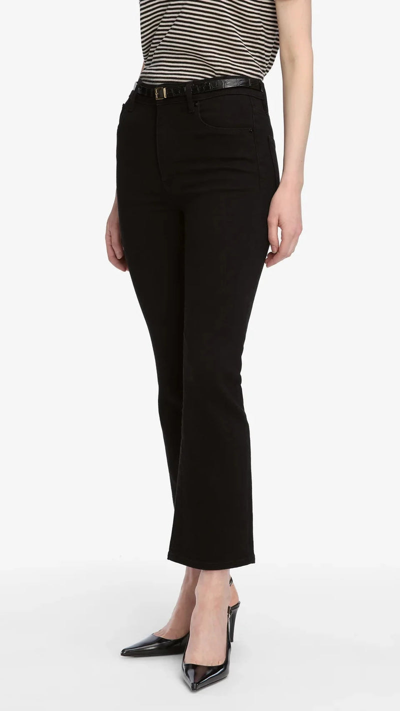 Frame Reboot Cropped Denim in Black