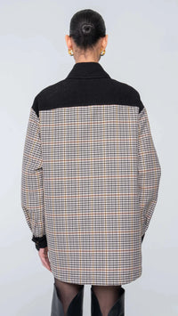 Ronny Kobo Rachael Jacket in Black/White Multi