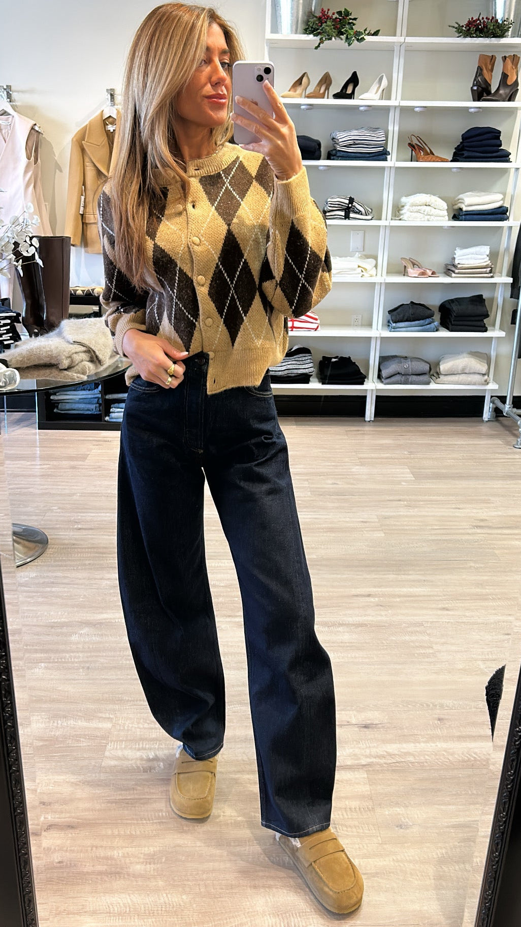 AGOLDE Luna High Rise Pieced Taper Jean in Rinse