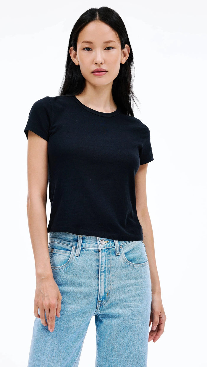 SLVRLAKE Baby Tee in Raven