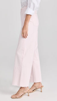 DL1961 Denim Hepburn High Rise Wide Leg in Rosewater