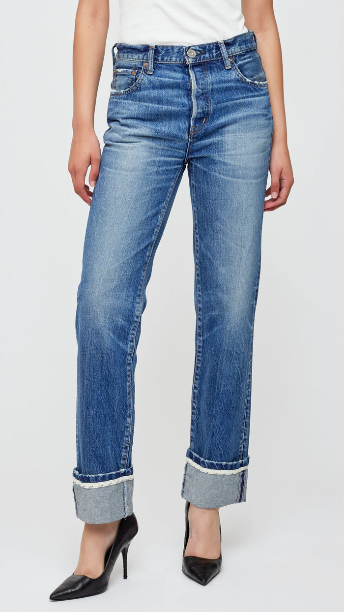 Moussy MV Sumterville Straight Jeans in Blue
