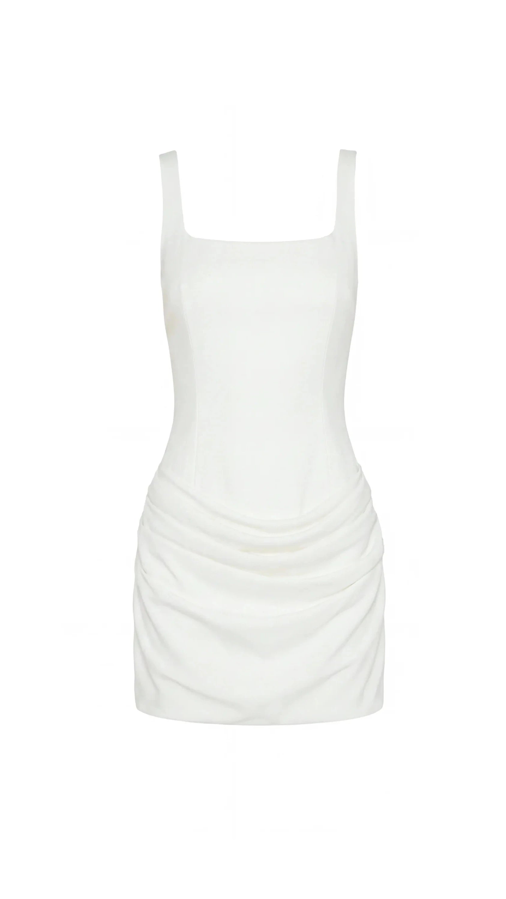 Amanda Uprichard Annabelle Dress in White Suite 201 Amanda Uprichard Annabelle Dress in White Suite 201