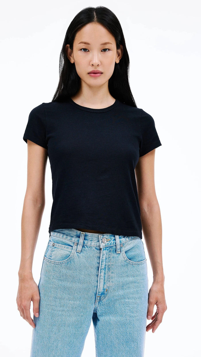 SLVRLAKE Baby Tee in Raven