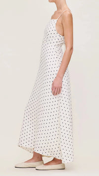 DL1961 Denim Carla Linen Dress in Polka Dot