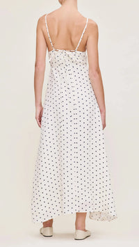 DL1961 Denim Carla Linen Dress in Polka Dot