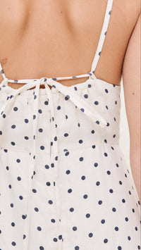 DL1961 Denim Carla Linen Dress in Polka Dot