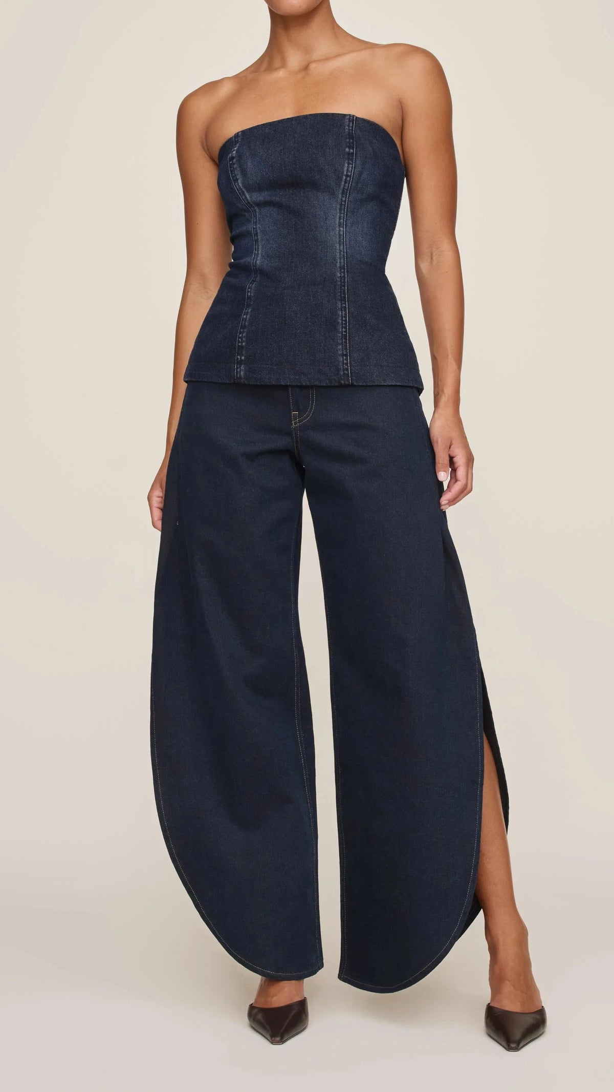 DL1961 Denim Bustier in Ventura