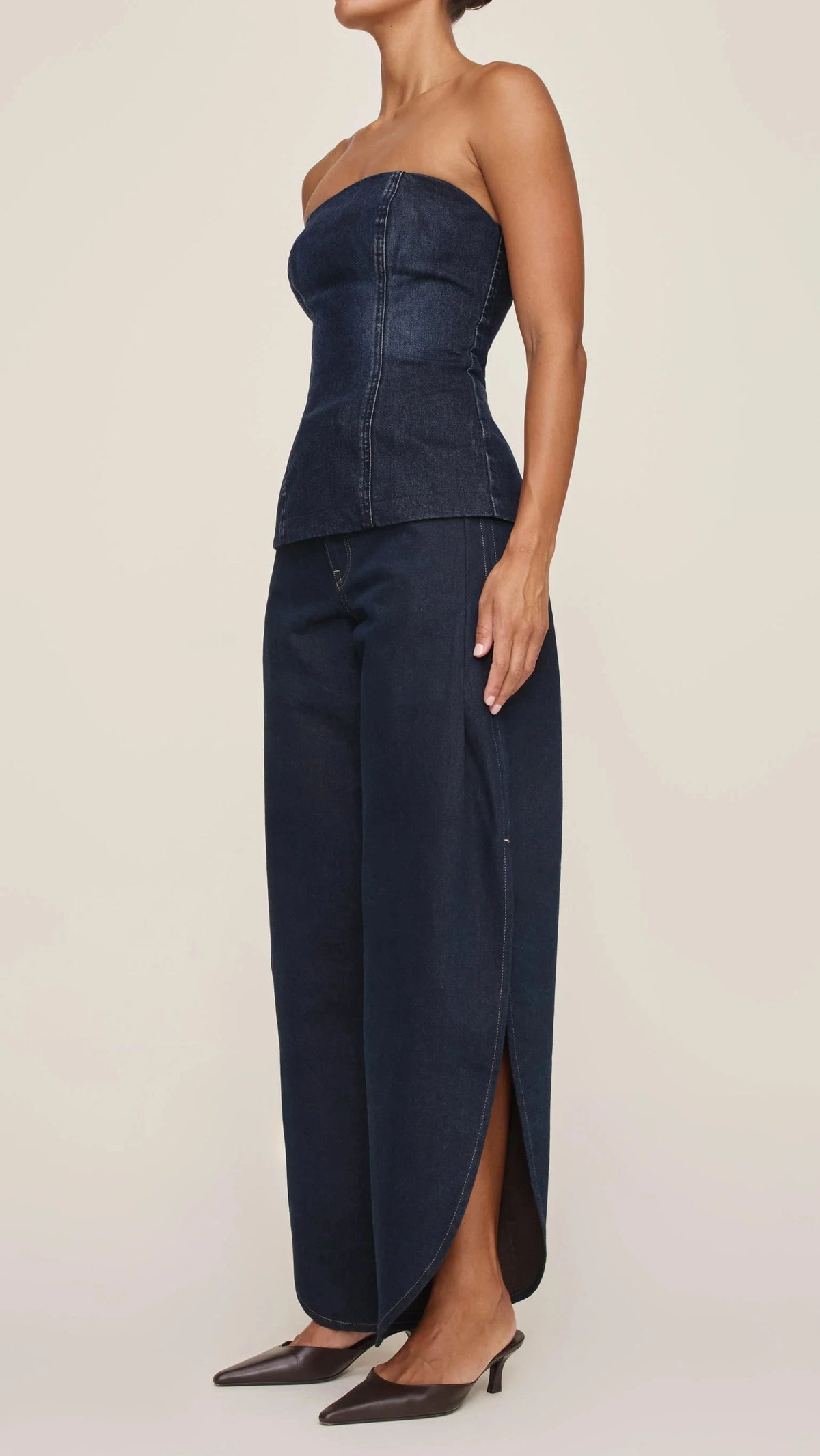 DL1961 Denim Bustier in Ventura