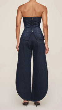 DL1961 Denim Bustier in Ventura