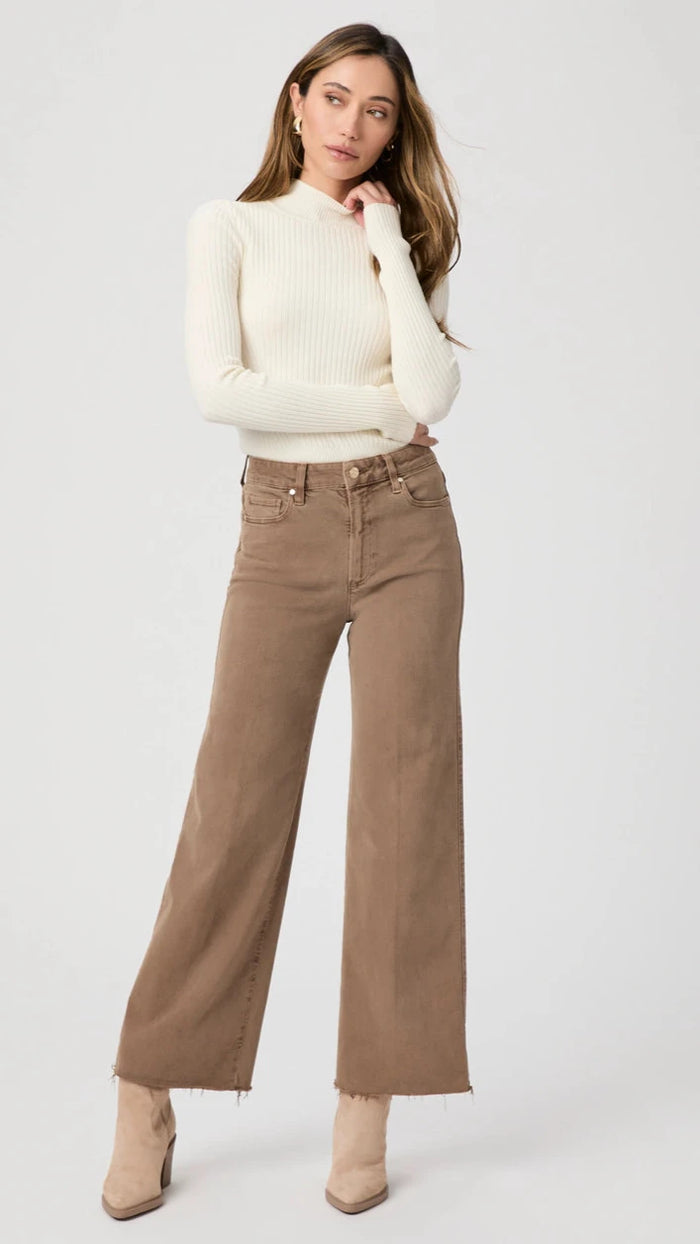 Paige Denim Anessa 31" Raw Hem Jean in Vintage Canewood