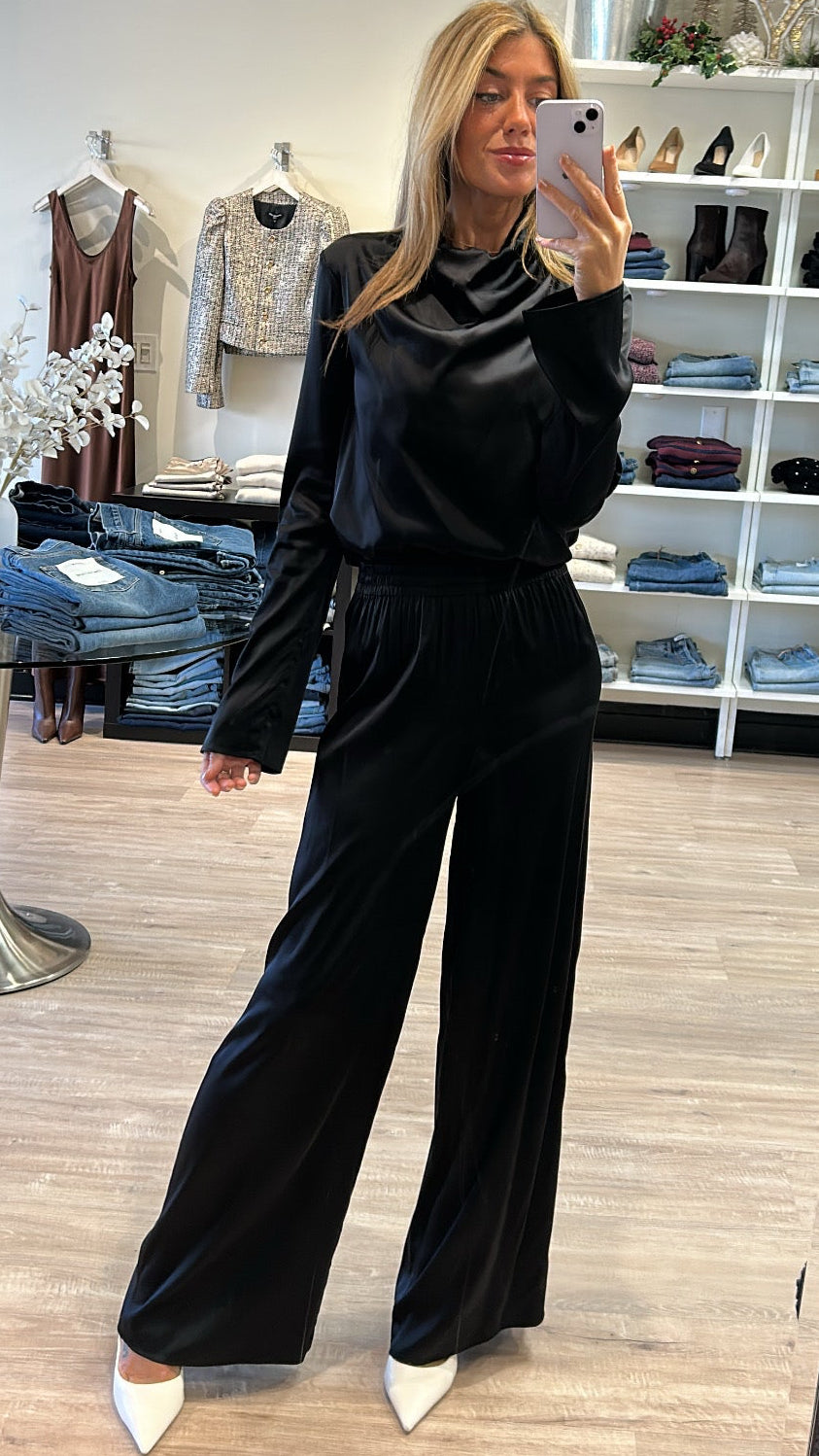 Favorite Daughter Tribeca Pant in Black