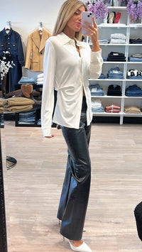 Lamarque Kai Fitted Shirt in White