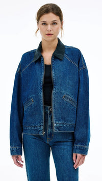 SLVRLAKE Camden Denim Jacket in LA Woman