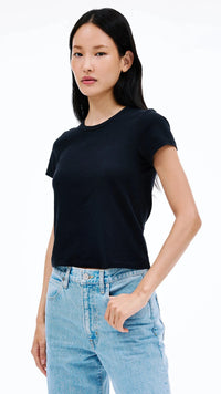 SLVRLAKE Baby Tee in Raven