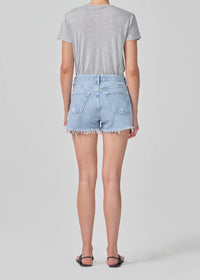 AGOLDE Denim Parker High Rise Vintage Cut Off Short in Swapmeet