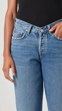 AGOLDE Denim V-Waist Baggy in Cascade