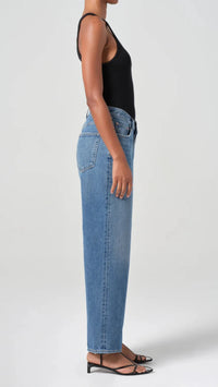 AGOLDE Denim V-Waist Baggy in Cascade