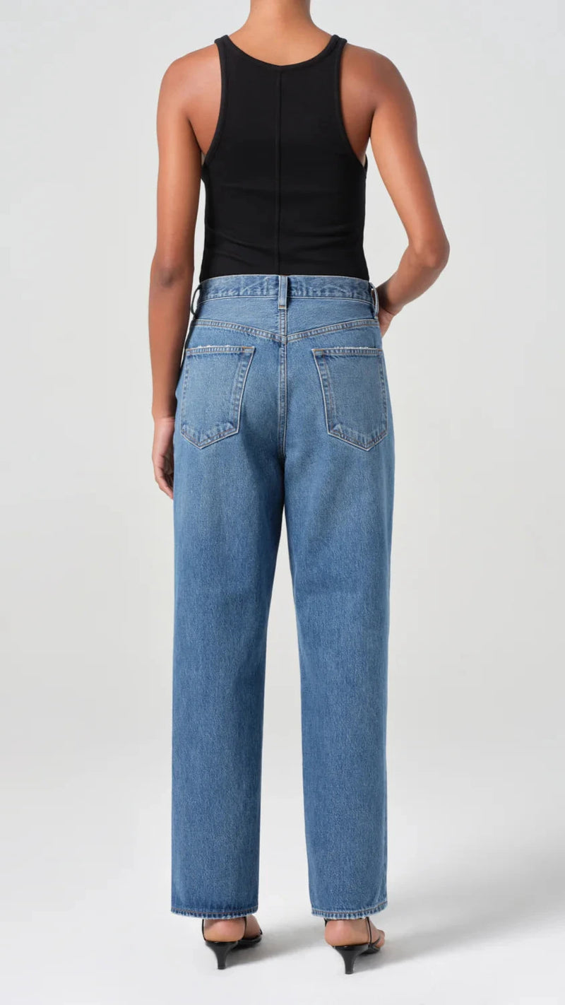 AGOLDE Denim V-Waist Baggy in Cascade