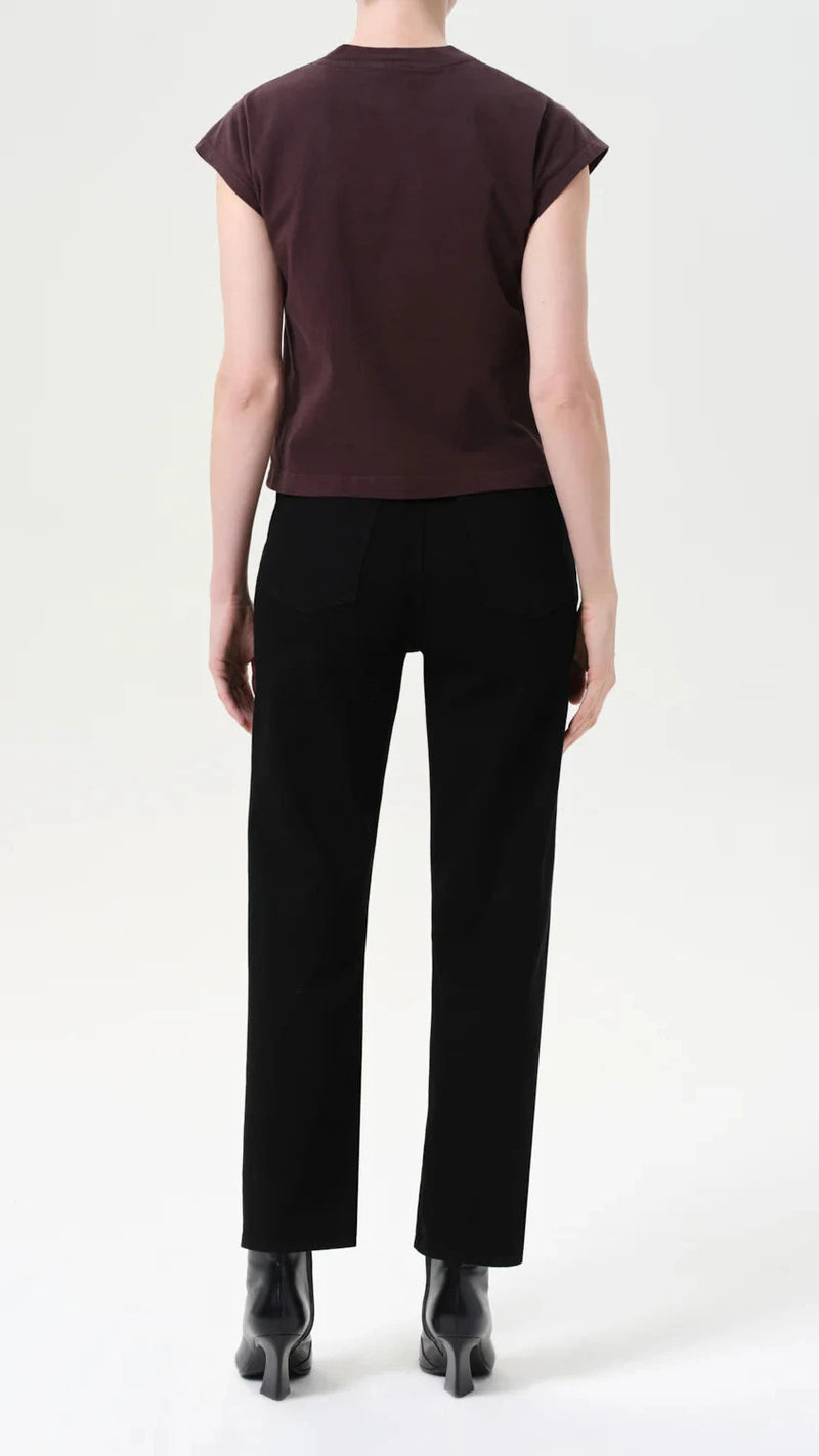 AGOLDE 90's Pinch Waist Crop in Cover