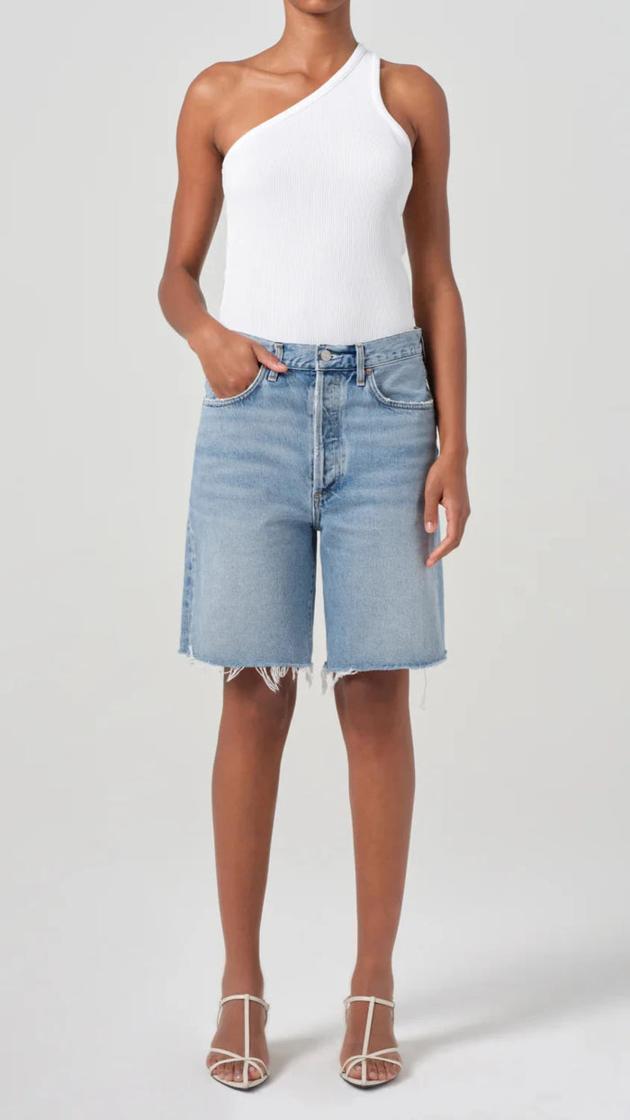 AGOLDE Denim 90s High Rise Loose Short in Force