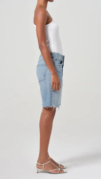 AGOLDE Denim 90s High Rise Loose Short in Force