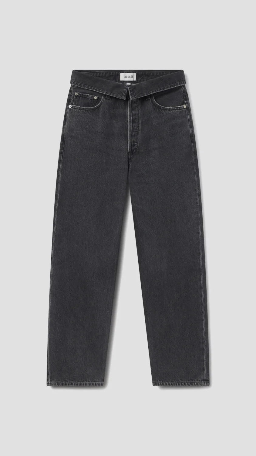 AGOLDE Echo Taper Flip Waist Denim in Zephyr
