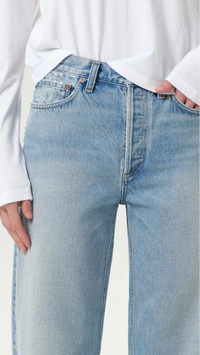 AGOLDE Arc Mid Rise Wide Leg Jean in Orten