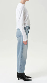 AGOLDE Arc Mid Rise Wide Leg Jean in Orten