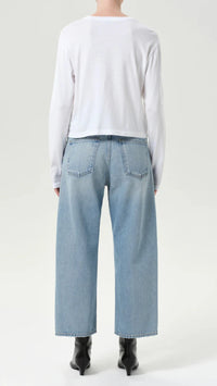 AGOLDE Arc Mid Rise Wide Leg Jean in Orten