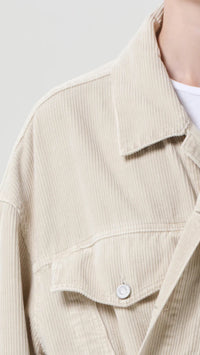 AGOLDE Reworked Wayne Corduroy Jacket in Rice Grass