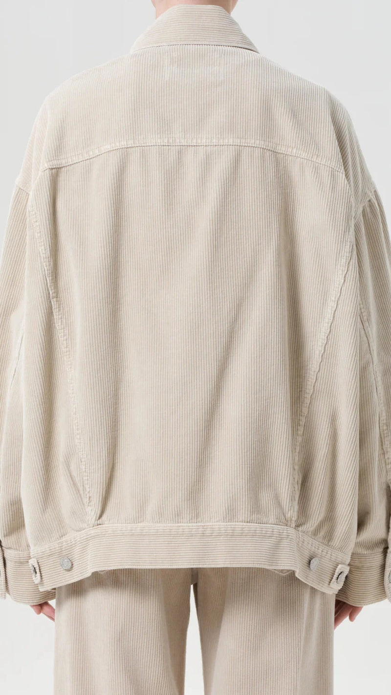 AGOLDE Reworked Wayne Corduroy Jacket in Rice Grass