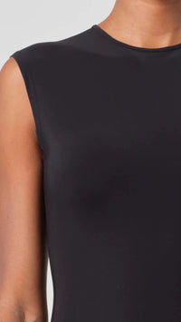 AGOLDE Aura Sleeveless Bodysuit in Black