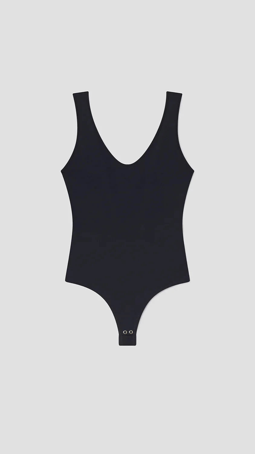 AGOLDE Tova Tank Bodysuit in Navy