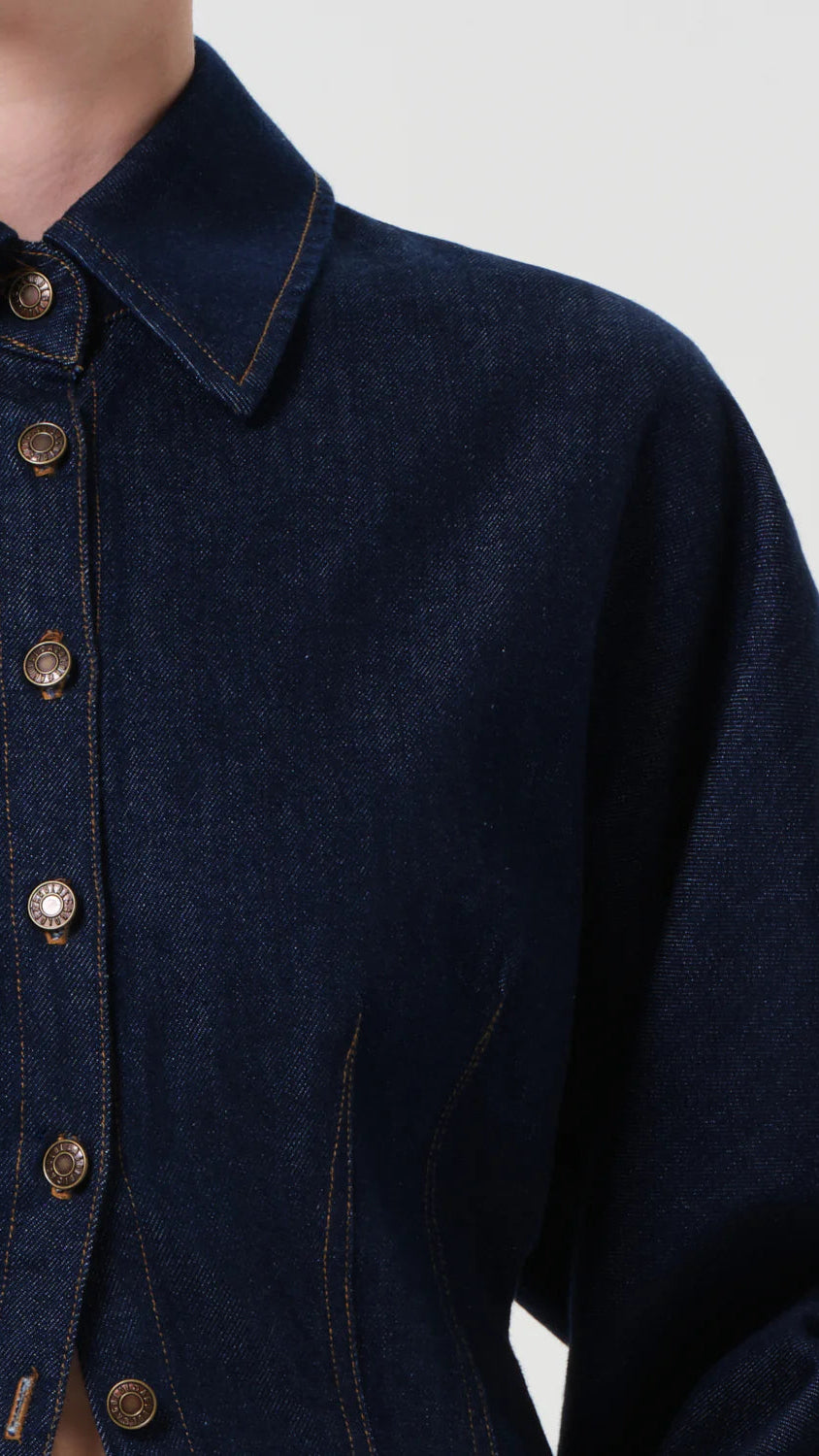 AGOLDE Devon Denim Shirt in Rinse