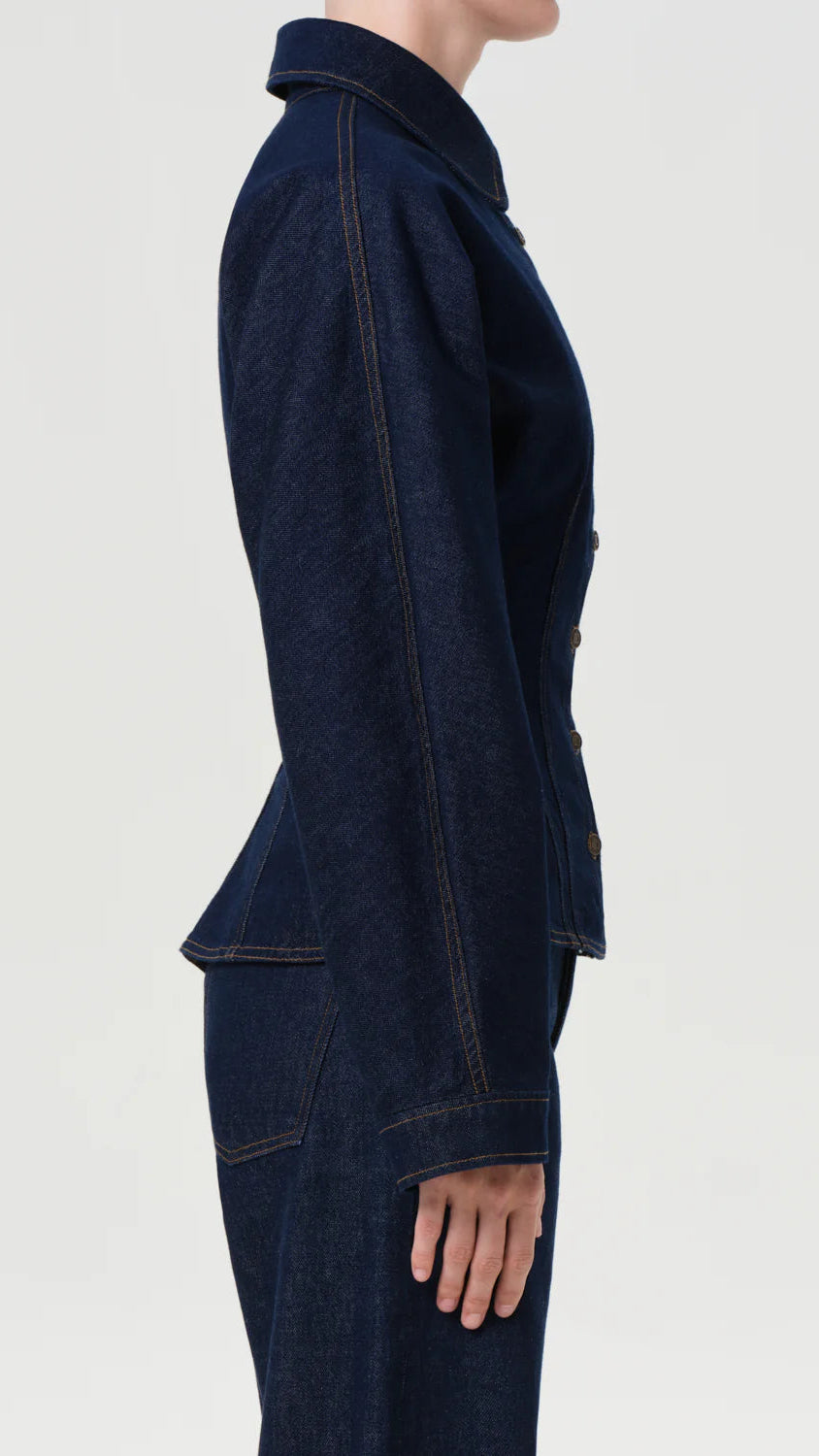 AGOLDE Devon Denim Shirt in Rinse