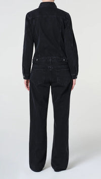 AGOLDE Esther Jumpsuit in Raven
