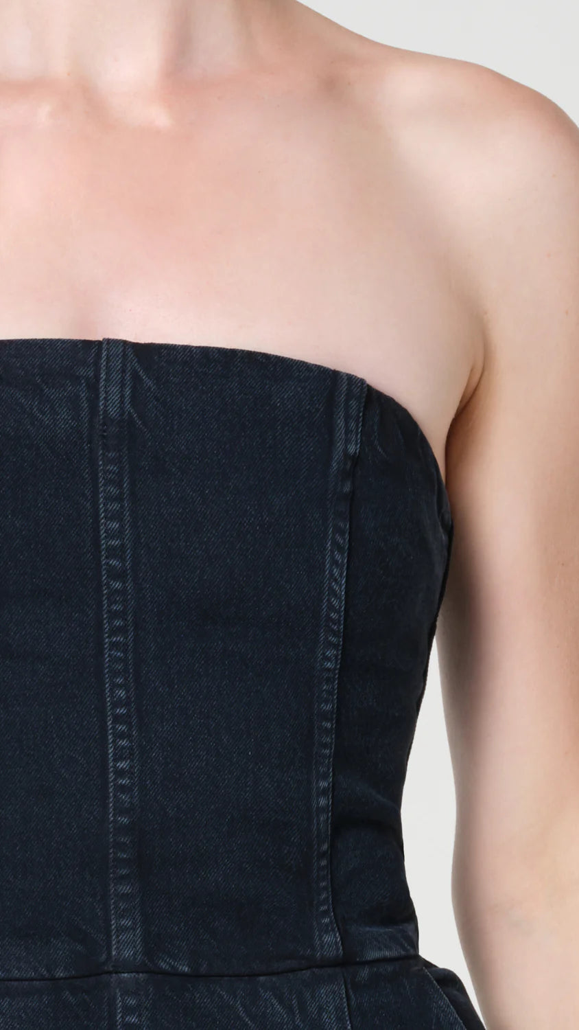 AGOLDE Agyness Strapless Jumpsuit in Illusion