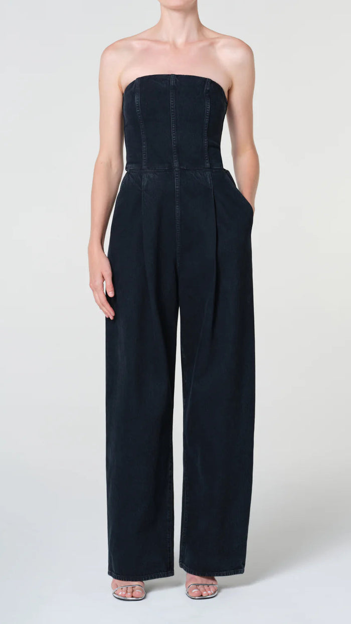 AGOLDE Agyness Strapless Jumpsuit in Illusion