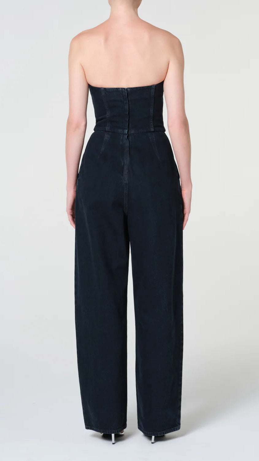 AGOLDE Agyness Strapless Jumpsuit in Illusion