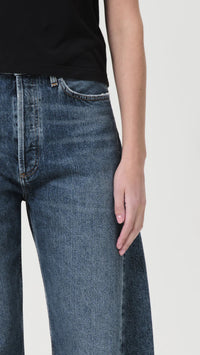 AGOLDE Denim Luna High Rise Piece Taper in Control