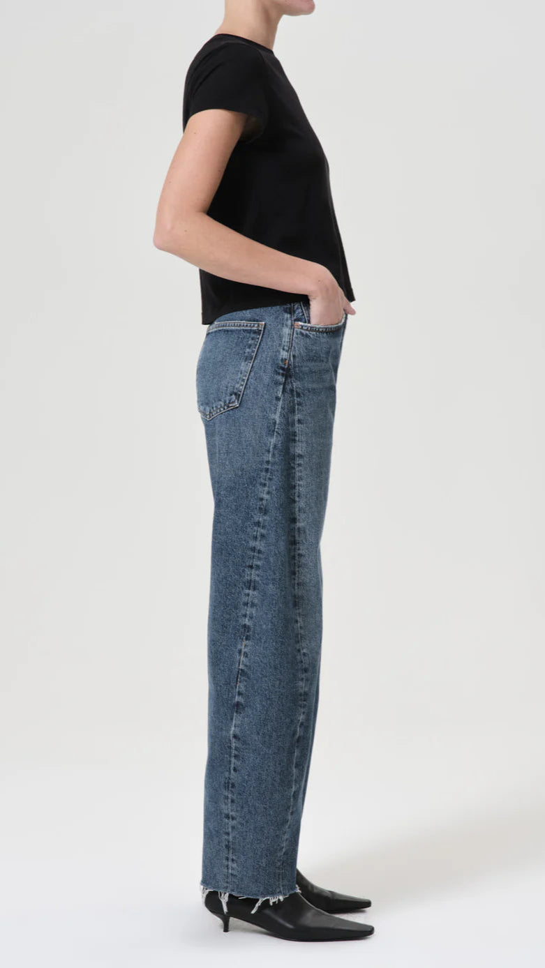 AGOLDE Denim Luna High Rise Piece Taper in Control