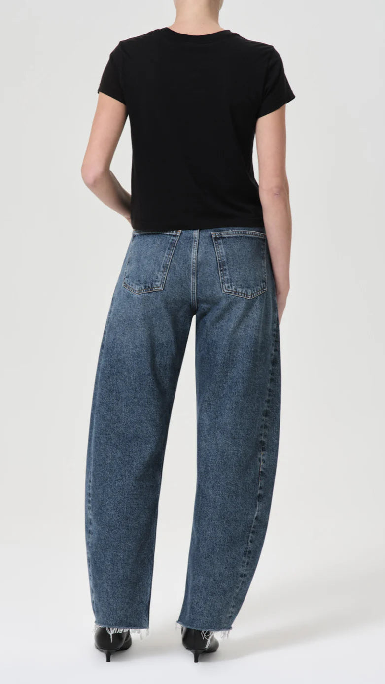AGOLDE Denim Luna High Rise Piece Taper in Control