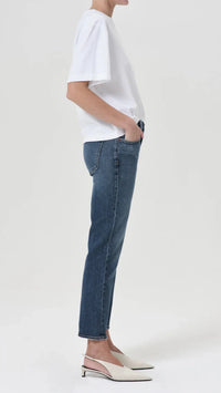 AGOLDE Denim Kye Straight Crop with Stretch in Control