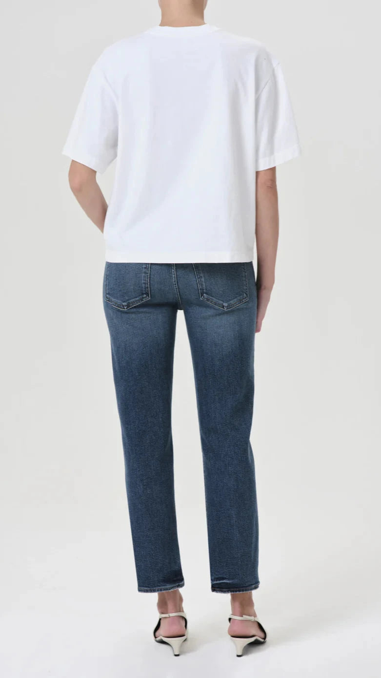 AGOLDE Denim Kye Straight Crop with Stretch in Control