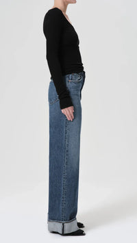AGOLDE Denim Dame High Rise Wide Leg in Control