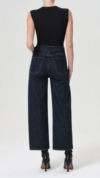 AGOLDE Denim Ren High Rise Wide Leg in Polished