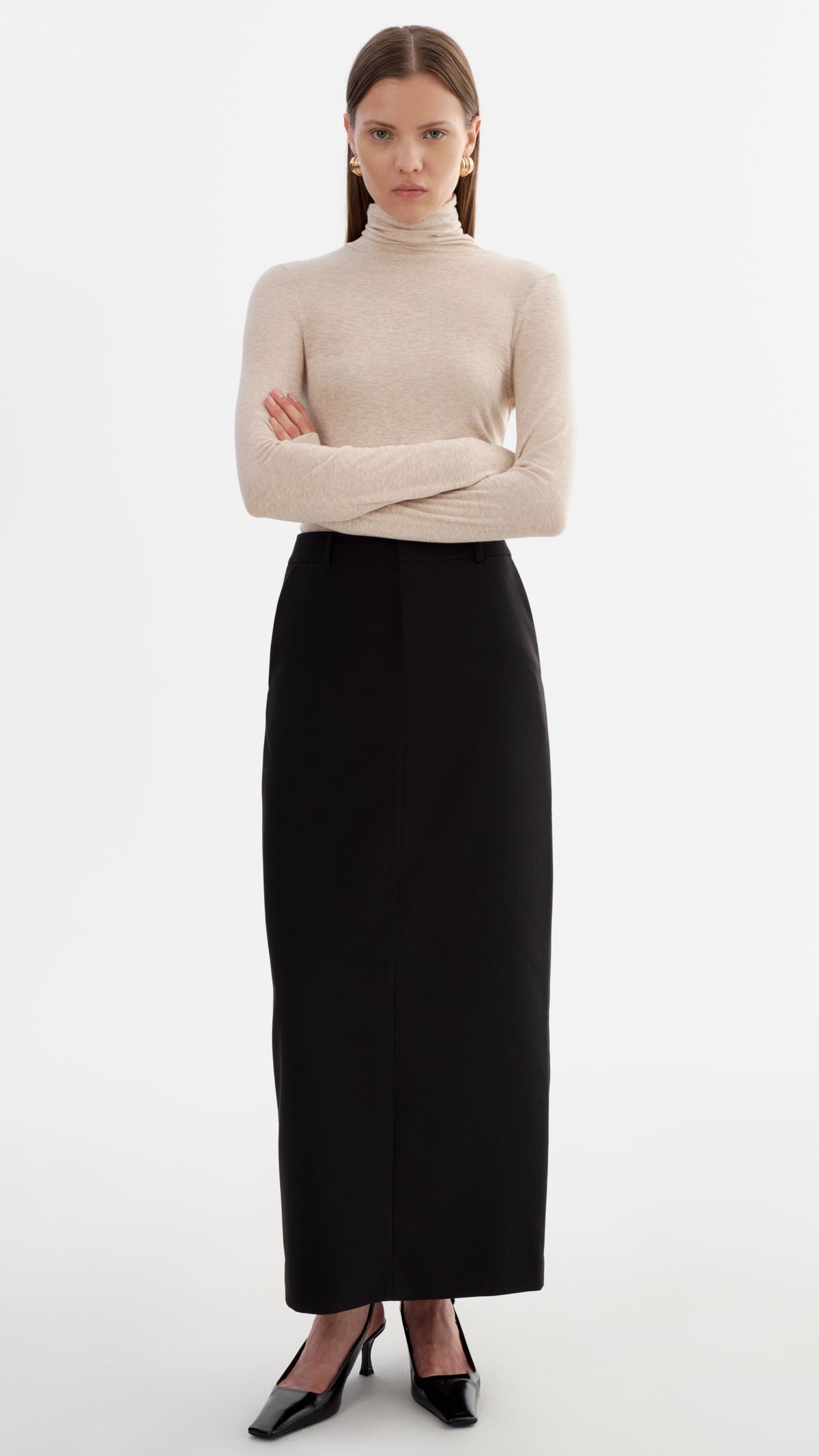 Lamarque Aitana Maxi Skirt in Black