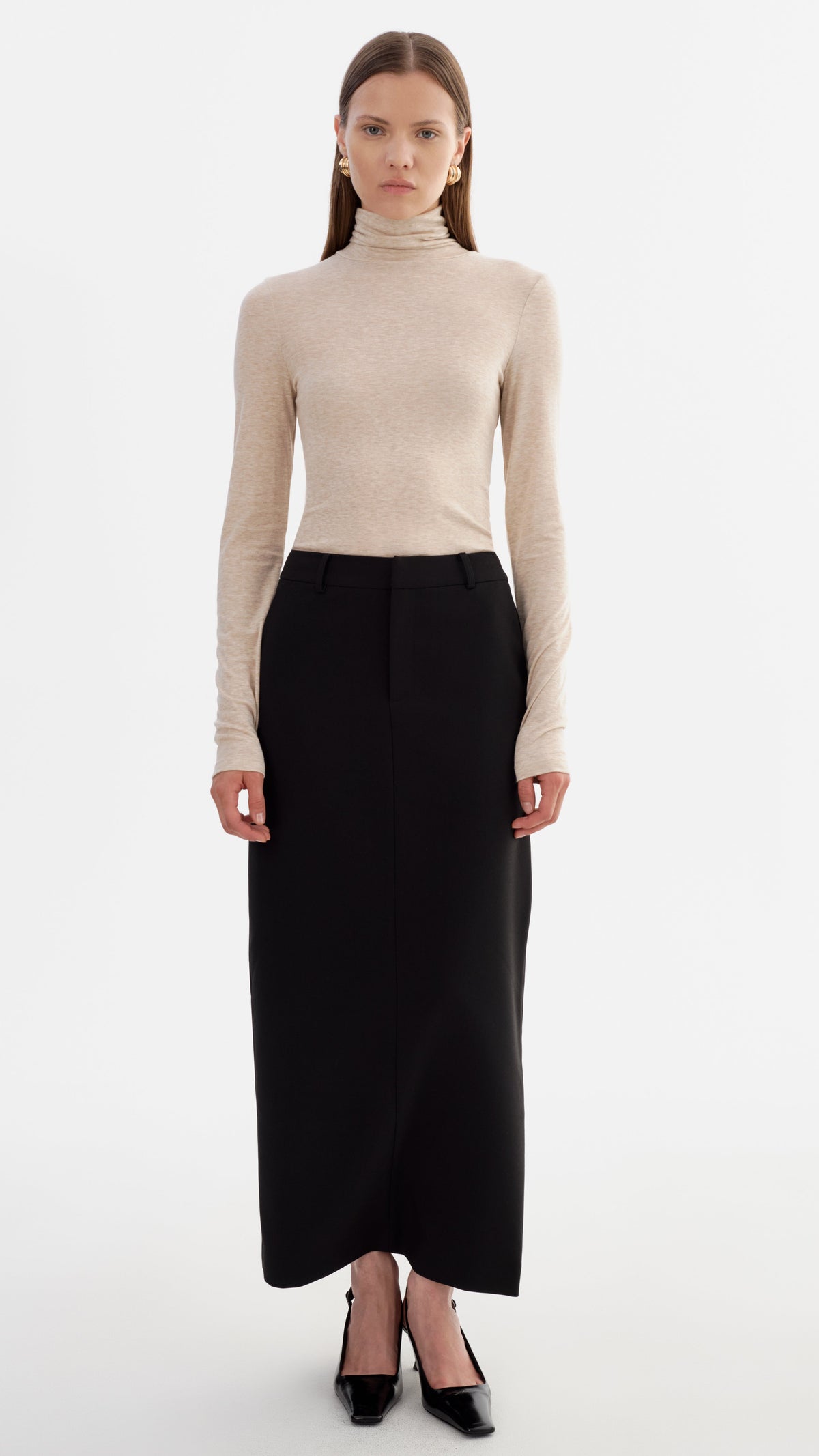 Lamarque Aitana Maxi Skirt in Black